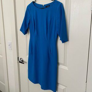 Tahari Professional Blue Dress